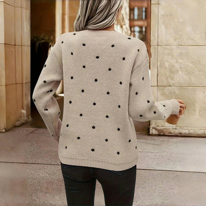 Polka Dot Knit Jumper