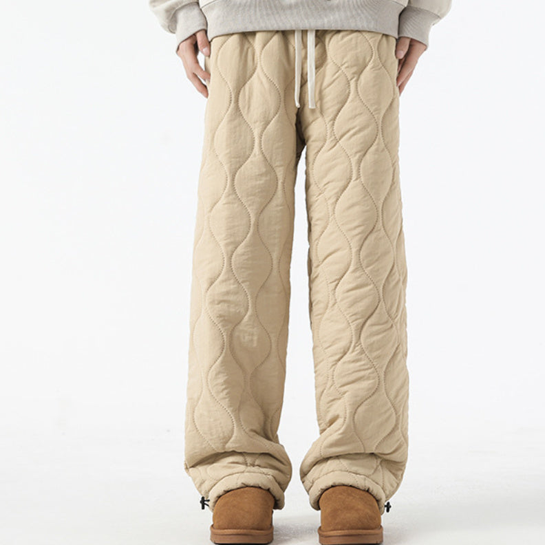 Men’s Quilted Fleece-Lined Jogger Pants