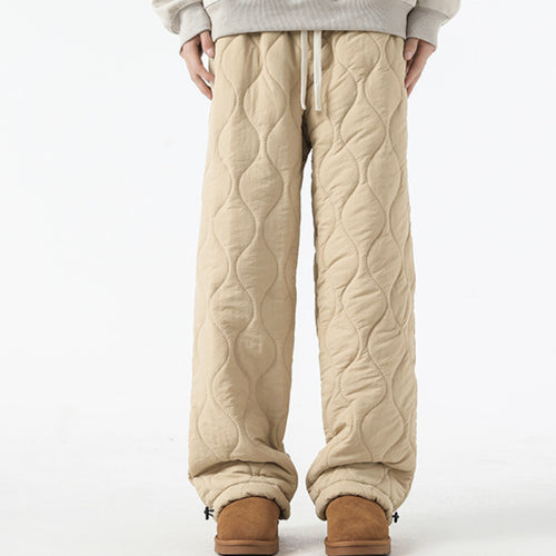 Men’s Quilted Fleece-Lined Jogger Pants