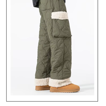 Men’s Quilted Fleece-Lined Cargo Pants