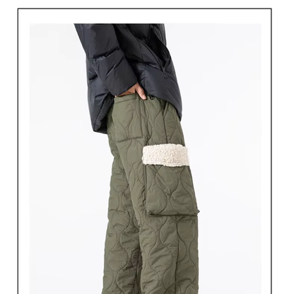 Men’s Quilted Fleece-Lined Cargo Pants