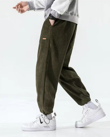 Men’s Retro Corduroy Joggers