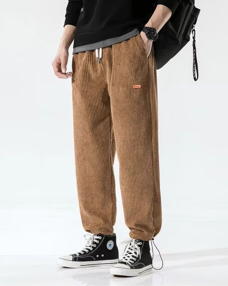 Men’s Retro Corduroy Joggers