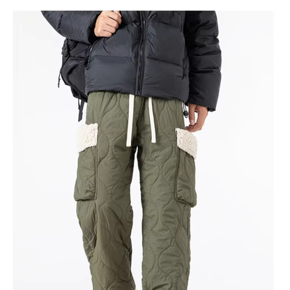 Men’s Quilted Fleece-Lined Cargo Pants