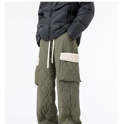 Men’s Quilted Fleece-Lined Cargo Pants