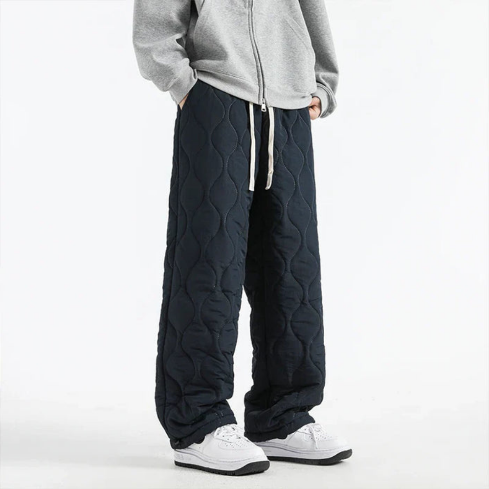 Men’s Quilted Fleece-Lined Jogger Pants