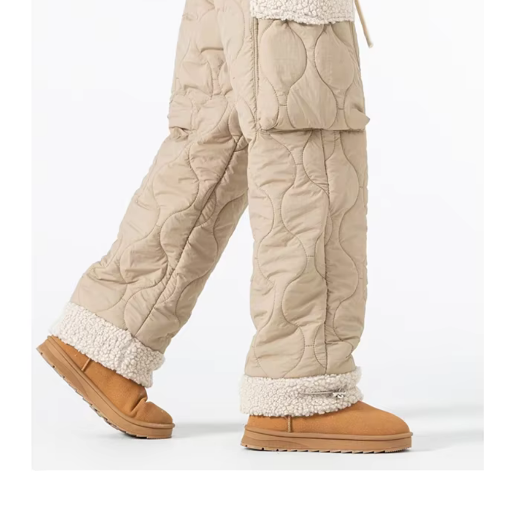 Men’s Quilted Fleece-Lined Cargo Pants