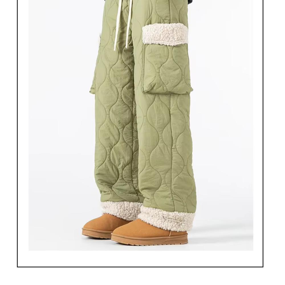 Men’s Quilted Fleece-Lined Cargo Pants