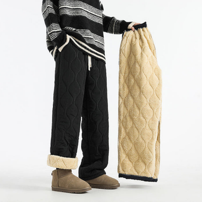 Men’s Quilted Fleece-Lined Jogger Pants