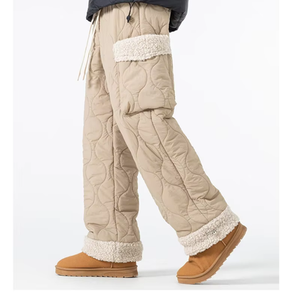 Men’s Quilted Fleece-Lined Cargo Pants