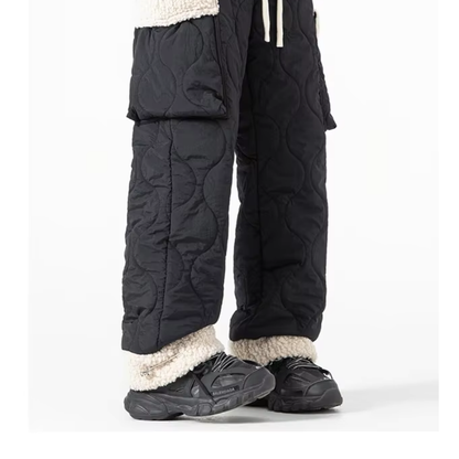 Men’s Quilted Fleece-Lined Cargo Pants