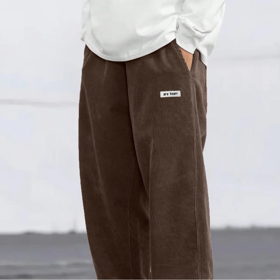 Men’s Corduroy Wide-Leg Trouser