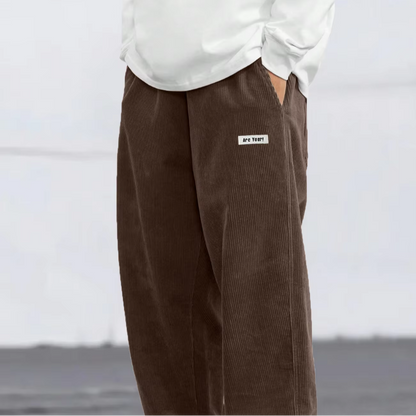 Men’s Corduroy Wide-Leg Trouser