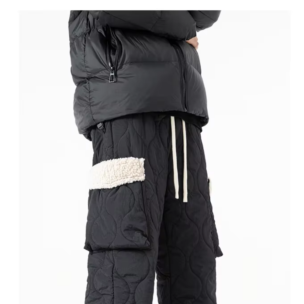 Men’s Quilted Fleece-Lined Cargo Pants