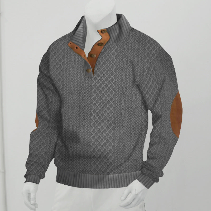 Men’s Vintage Knitted Pullover Sweater