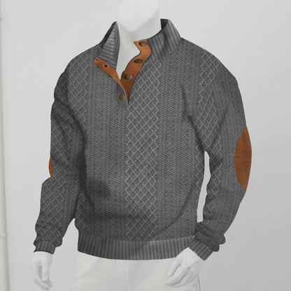 Men’s Vintage Knitted Pullover Sweater