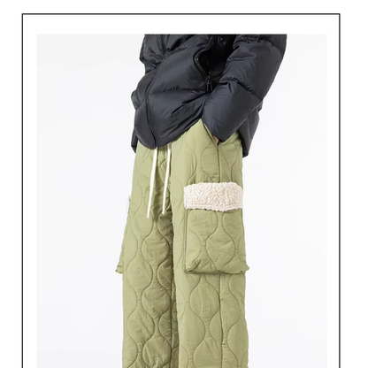 Men’s Quilted Fleece-Lined Cargo Pants