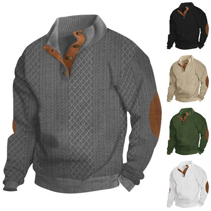 Men’s Vintage Knitted Pullover Sweater