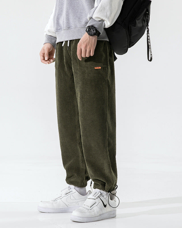 Men’s Retro Corduroy Joggers