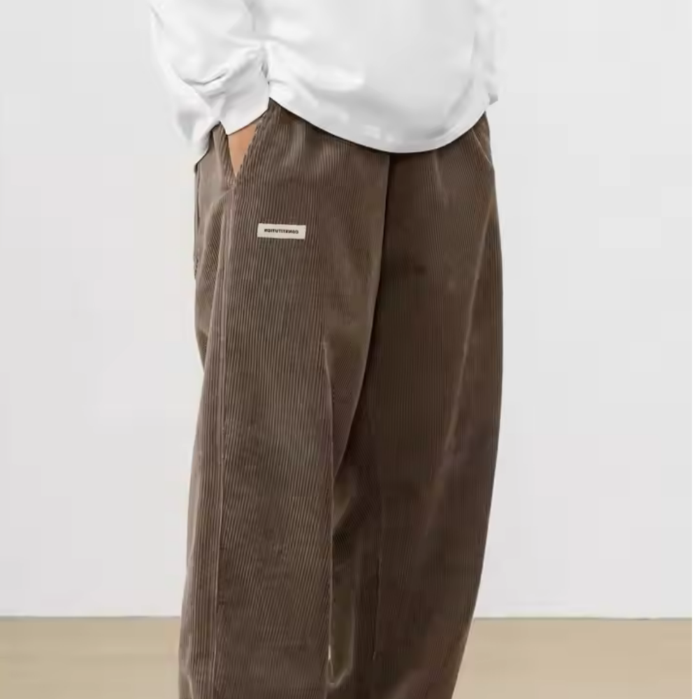 Men’s Corduroy Wide-Leg Trouser