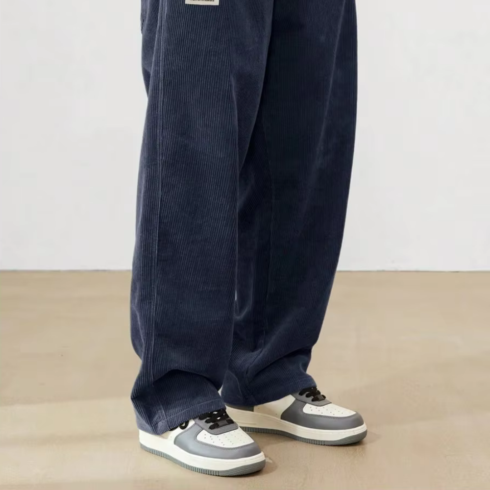 Men’s Corduroy Wide-Leg Trouser