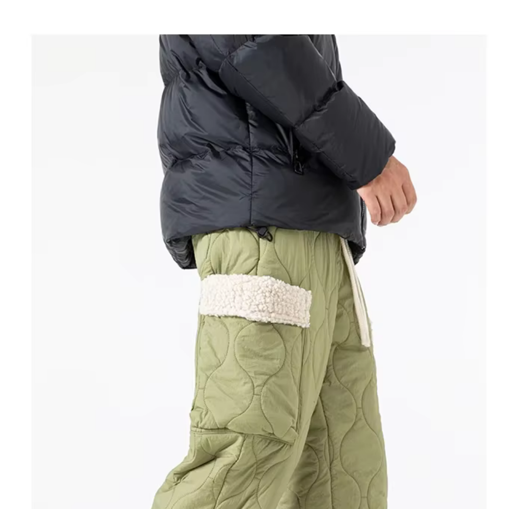 Men’s Quilted Fleece-Lined Cargo Pants