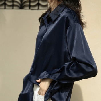 Oversized Silk Blouse