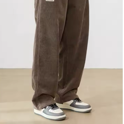 Men’s Corduroy Wide-Leg Trouser