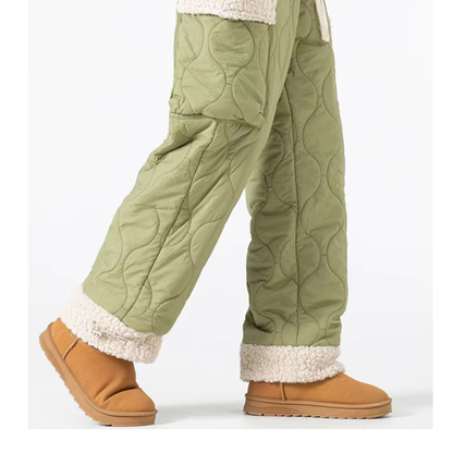 Men’s Quilted Fleece-Lined Cargo Pants