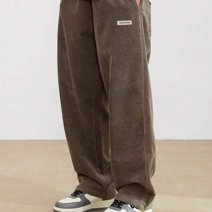 Men’s Corduroy Wide-Leg Trouser