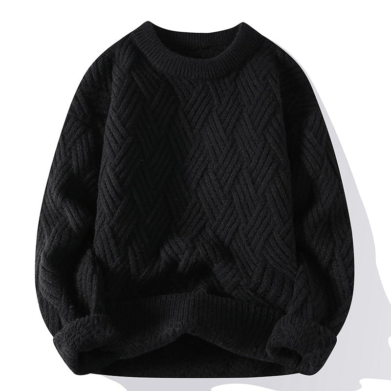 Men's Cozy Textured Knit Sweater