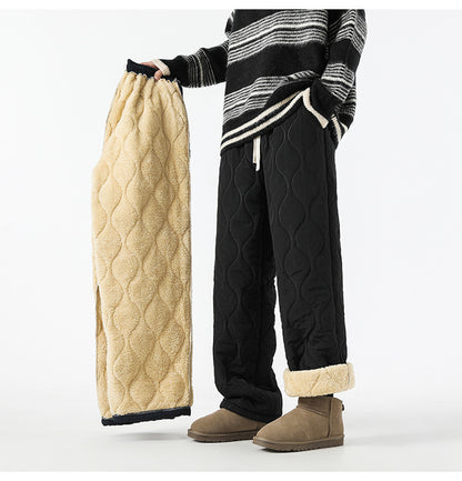 Men’s Quilted Fleece-Lined Jogger Pants