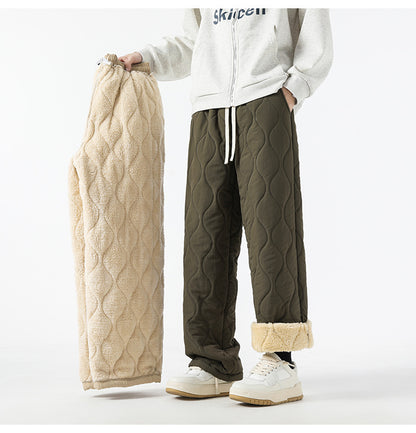 Men’s Quilted Fleece-Lined Jogger Pants