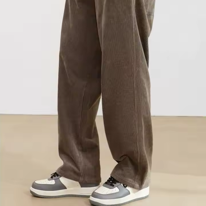 Men’s Corduroy Wide-Leg Trouser