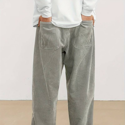 Men’s Corduroy Wide-Leg Trouser