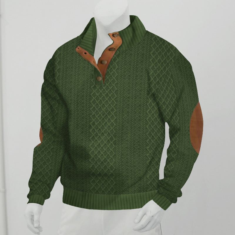 Men’s Vintage Knitted Pullover Sweater