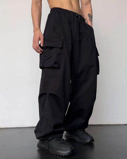 Men's Oversized Utility Cargo Trousers