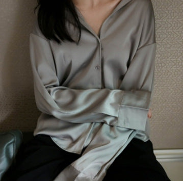 Oversized Silk Blouse