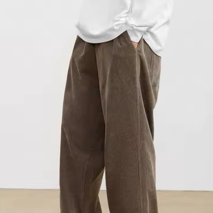 Men’s Corduroy Wide-Leg Trouser