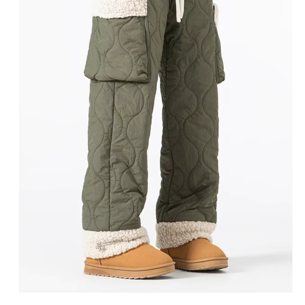 Men’s Quilted Fleece-Lined Cargo Pants