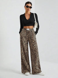 Brown Leopard Print