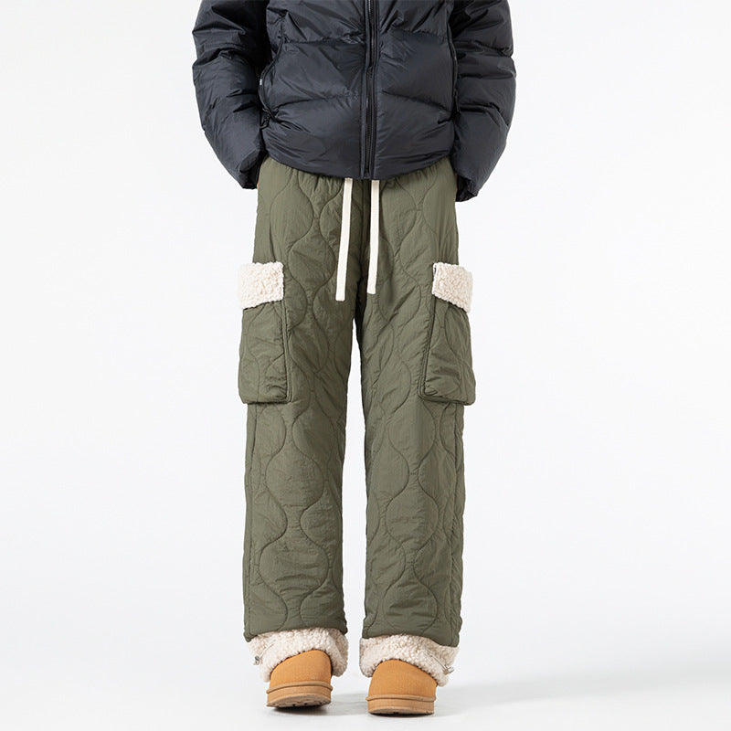 Men’s Quilted Fleece-Lined Cargo Pants