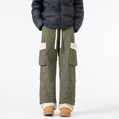 Men’s Quilted Fleece-Lined Cargo Pants