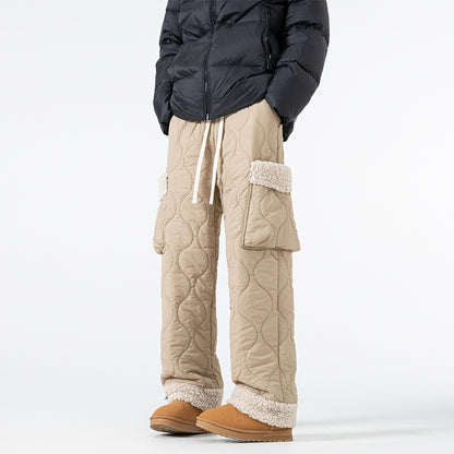 Men’s Quilted Fleece-Lined Cargo Pants