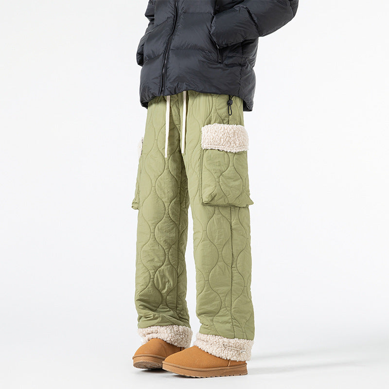 Men’s Quilted Fleece-Lined Cargo Pants