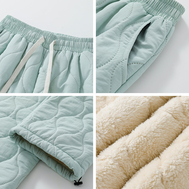 Men’s Quilted Fleece-Lined Jogger Pants