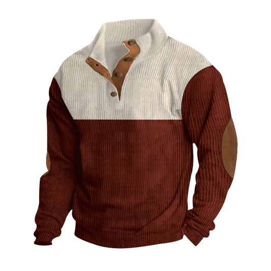 Men’s Vintage Corduroy Pullover Sweater