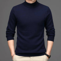 Half high collarnavy blue