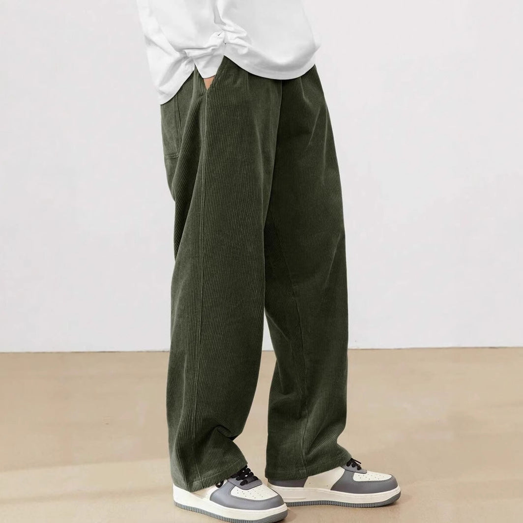 Men’s Corduroy Wide-Leg Trouser