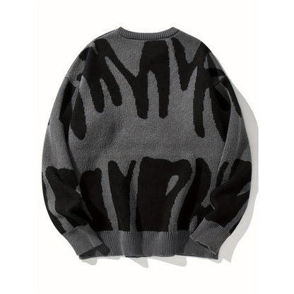 Oversized Drip Knit Jumper